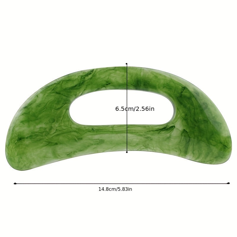 Body Gua Sha Massage Tool with Handle, Larger Guasha Tool for Back Neck Face Leg Massage,, Remove