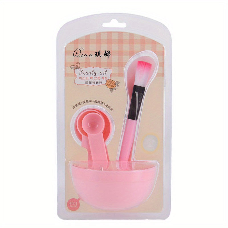 Face Mask Mixing Bowl Set, 6 In 1 DIY Facemask Mixing Tool Kit, Facial Mask Bowl Stick Spatula Silicone Face Mask Brush Soft Face Brushes Spoons